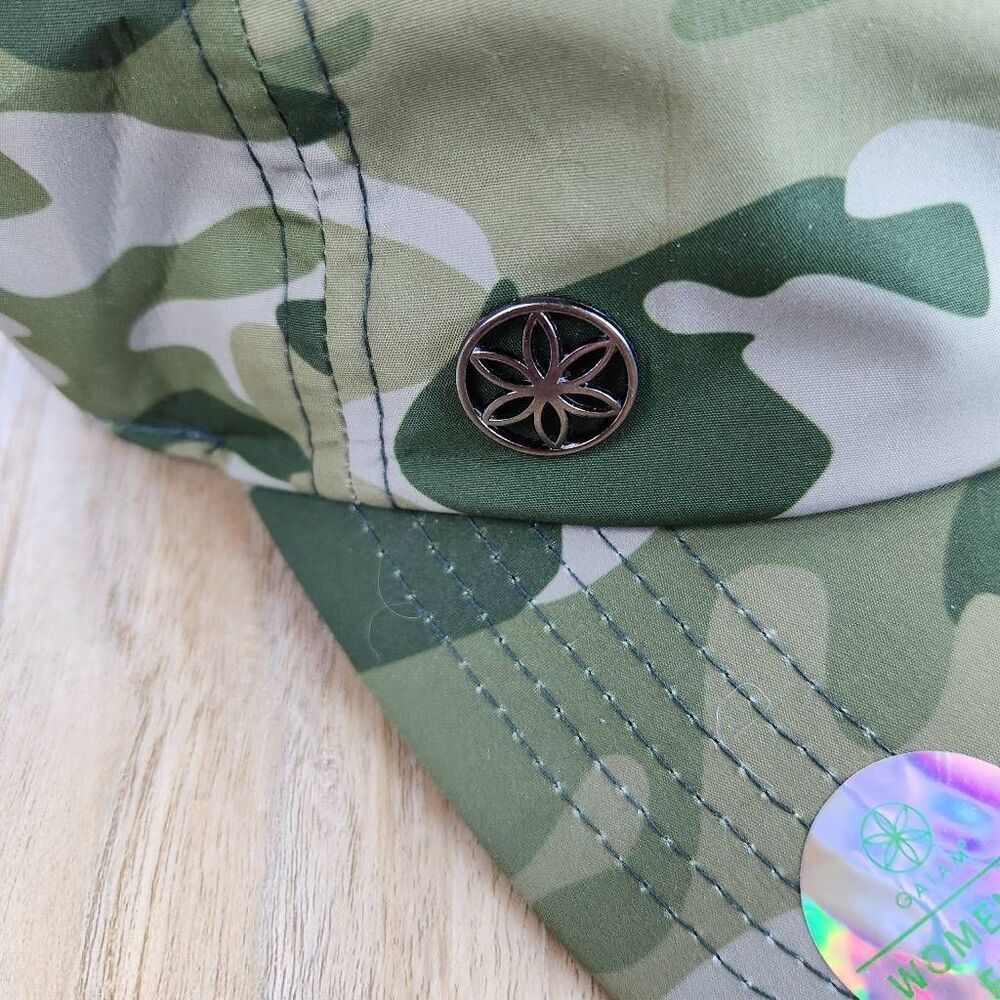 🩵NWT Gaiam Green Classic Camouflage Fitness Hat One Size - Picture 5 of 15